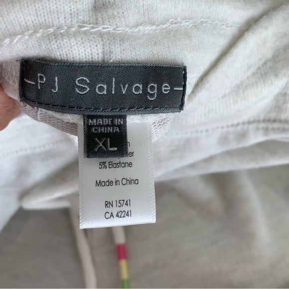 PJ Salvage Band Pant Icon grey rainbow stripe xl Comfy Warm Soft. - Picture 5 of 8